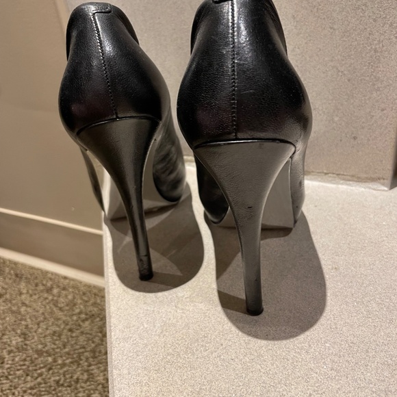 Jessica Simpson Pump PeepToe Leather Size 6 - Picture 5 of 7